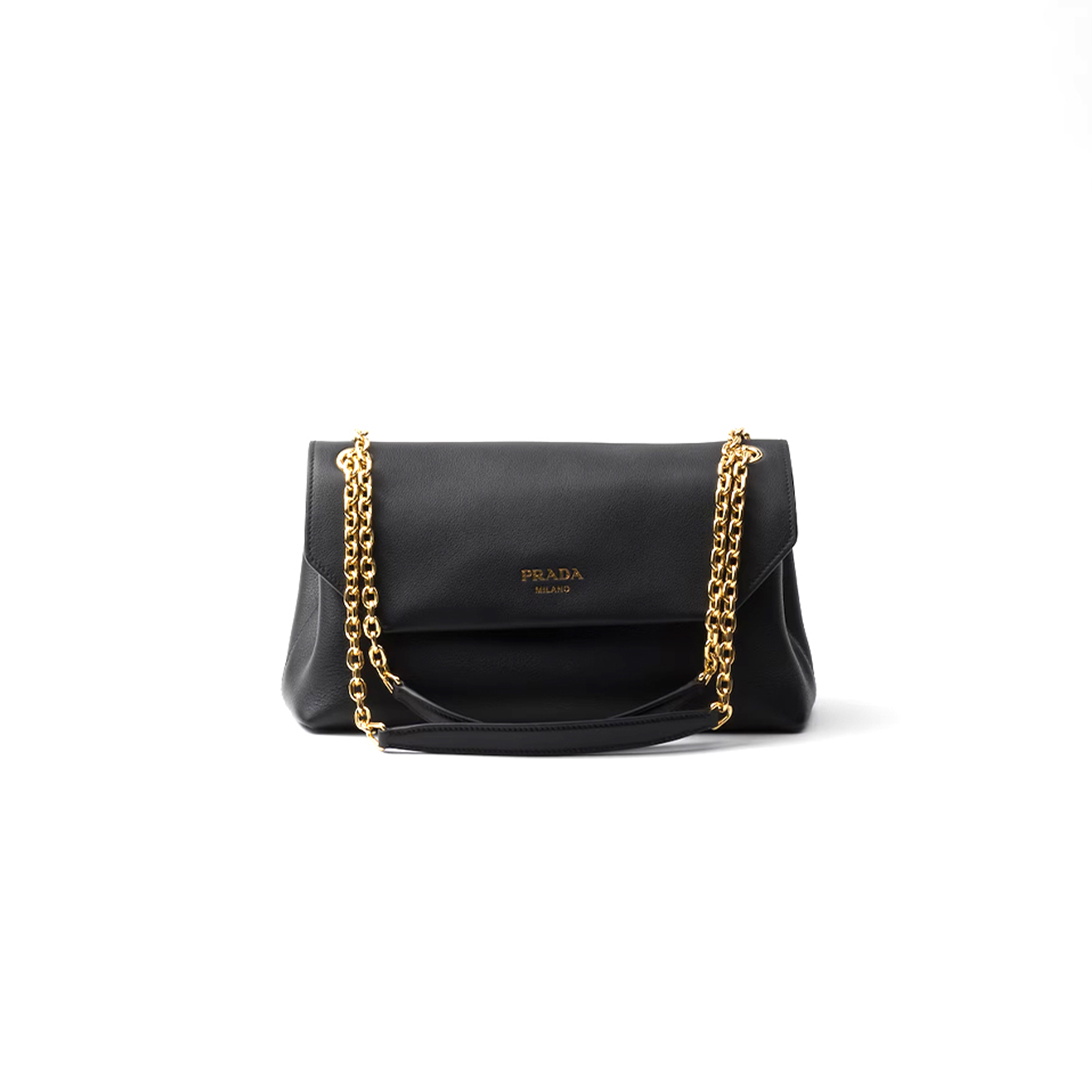 PRADA DOUX MEDIUM LEATHER SHOULDER BAG 1BD371 (29*16*9.5cm) PRADA DOUX MEDIUM LEATHER SHOULDER BAG 1BD371 (29*16*9.5cm)